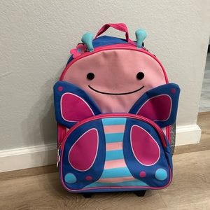 Kids/ Toddler Skip Hop butterfly luggage